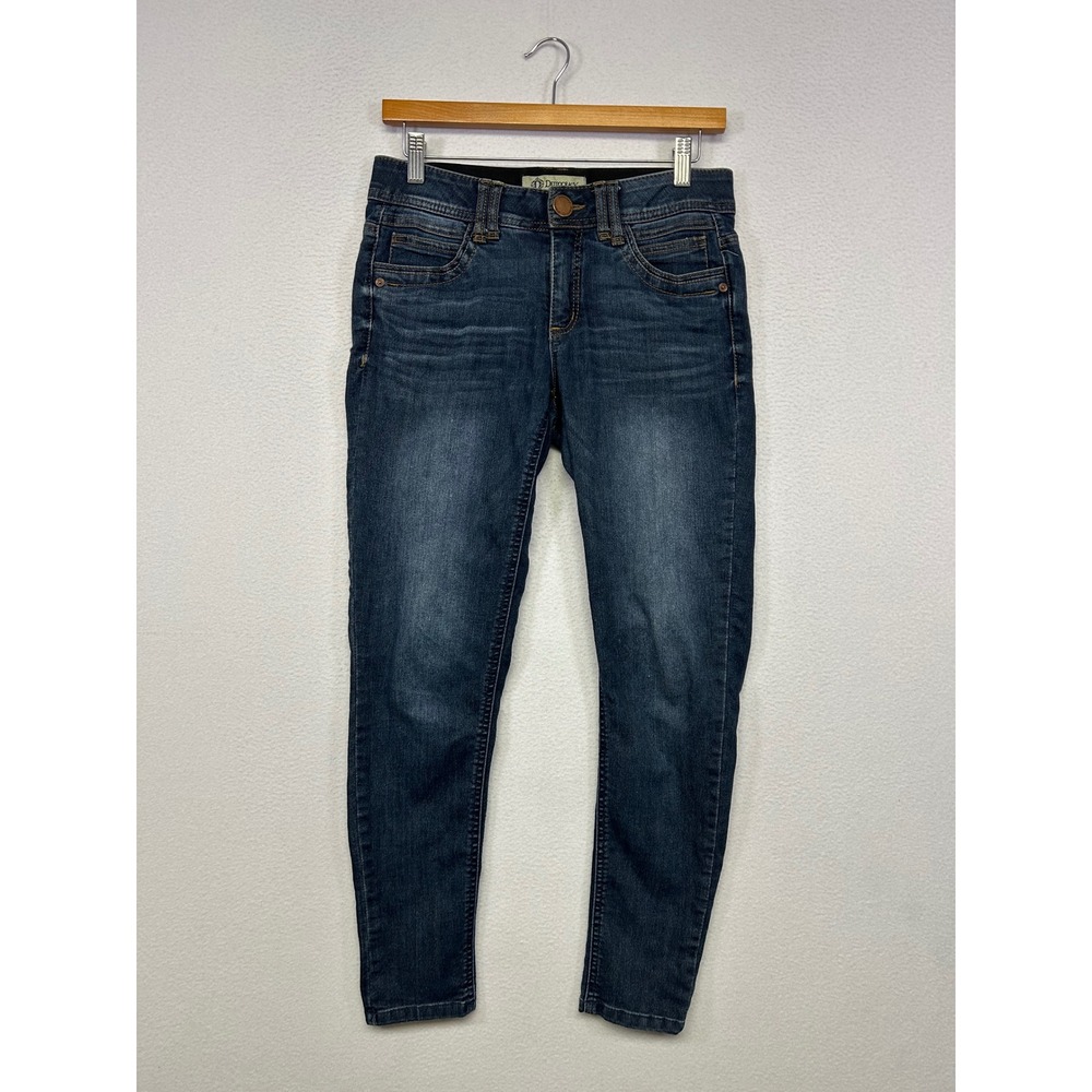 Casual Slimming Democracy Womens 2 Dark Blue Ab Technology Skinny Jeans B1304XXH
